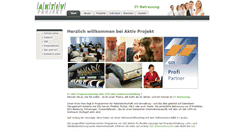 Desktop Screenshot of aktivprojekt.eu